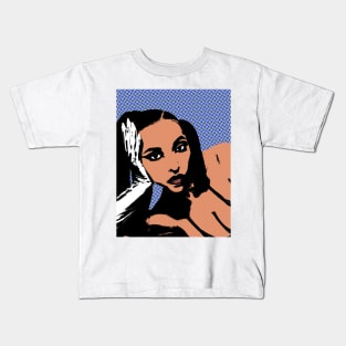 Tinashe style pop art Kids T-Shirt